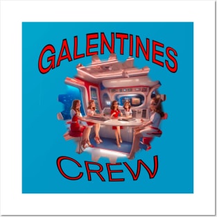 Galentines crew submarine Posters and Art